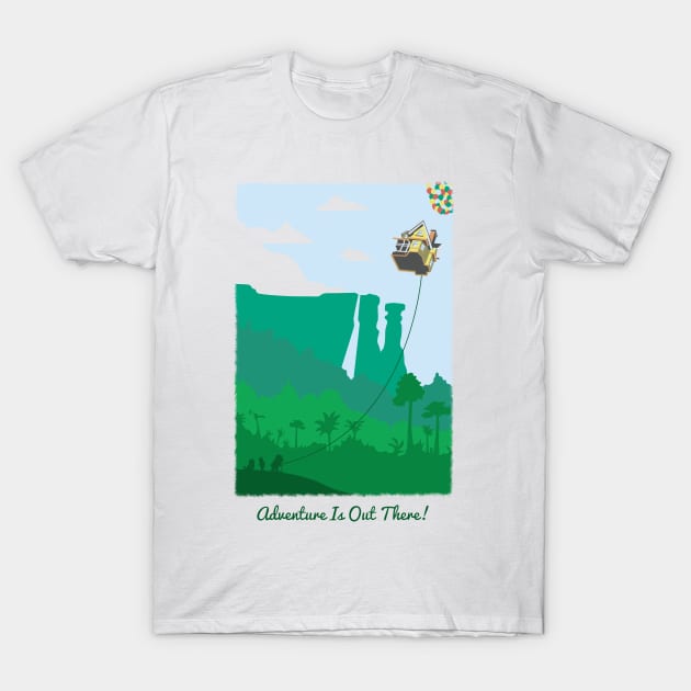 Adventure Is Out There! T-Shirt by ryandraws_stuff